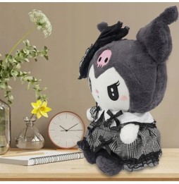 Kuromi Hello Kitty pluszowa maskotka 35 cm czarna