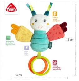 Maskotka edukacyjna - mini motyl z kolekcji DoBabyDoo