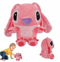 Pluszowa różowa lalka 25 cm