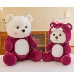 Kawaii Bear with Hood - Adorable Plush Toy