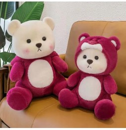 Kawaii Bear with Hood - Adorable Plush Toy