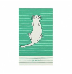 Cats Feline Fine Bold Green Notebook - Stylish & Practical