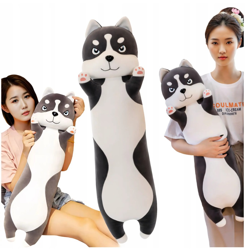 Długa poduszka maskotka pluszowy piesek 50cm Długa poduszka maskotka pluszowy piesek 50cm