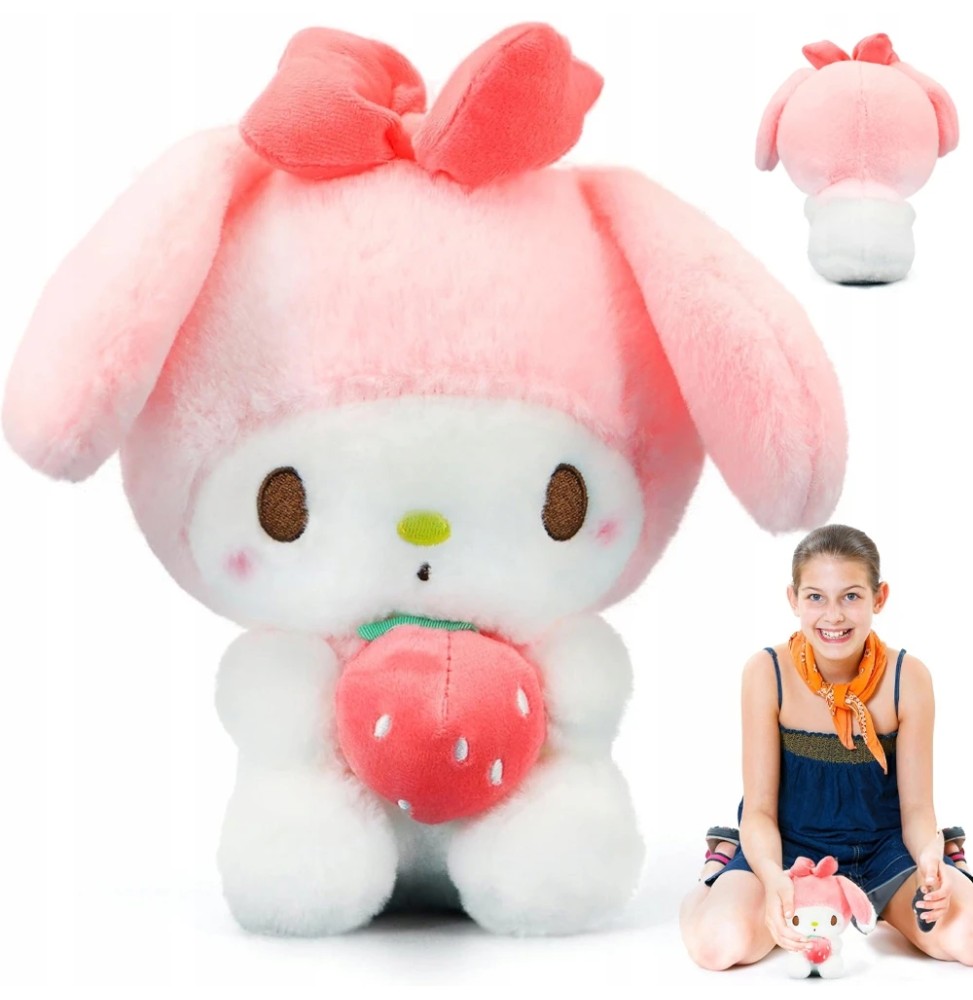 Hello Kitty Plush Strawberry Toy 25 cm