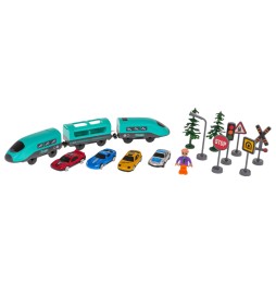 Train Station with Accessories 92-piece Set