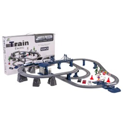 Train Station Set + Accessories 103 Parts for Kids