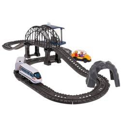 Train Set with Station and Accessories 76 Pieces