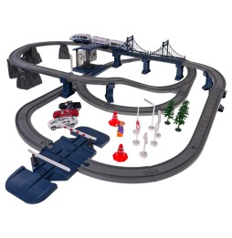 Train Station Set + Accessories 103 Parts for Kids