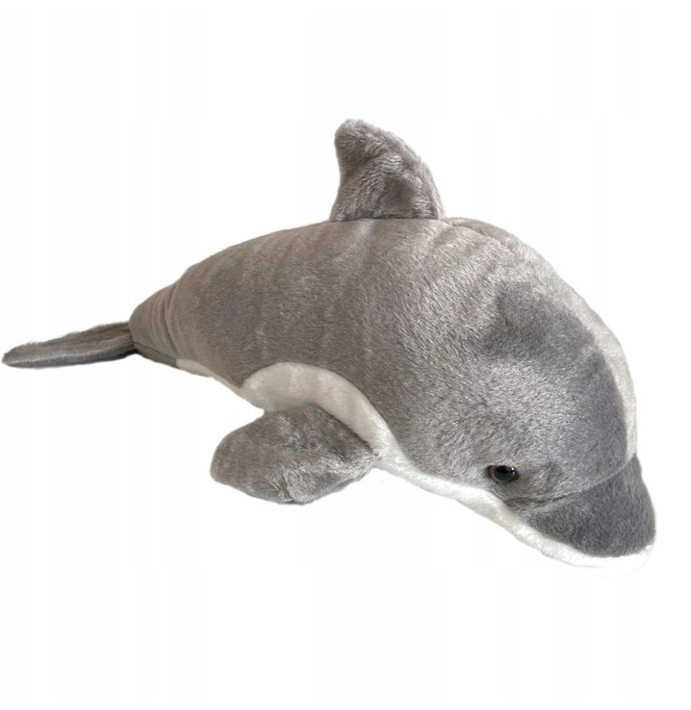 Gray Dolphin Plush Toy for Kids