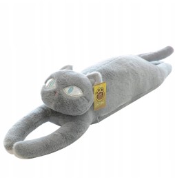 Plush Gray Cat Toy 70 cm