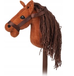 Hobby horse brown stick horse