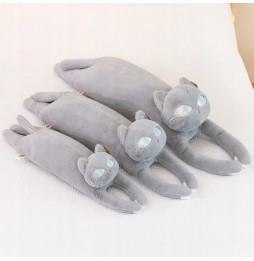 Plush Gray Cat Toy 70 cm