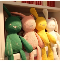 Rabbit Plush Toy in Powder Pink 35cm