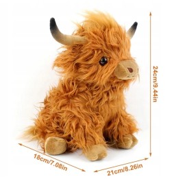 Highland Cow Plush Toy for Kids