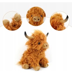 Highland Cow Plush Toy for Kids