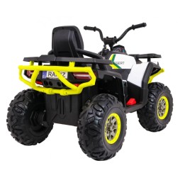 Quad atv desert biały dla dzieci z napędem 4x4