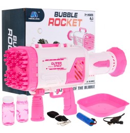 Bubble Machine Gun for Kids with Fan