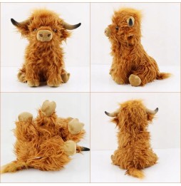 Highland Cow Plush Toy for Kids