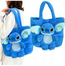 Geantă pufoasă Stitch pentru copii