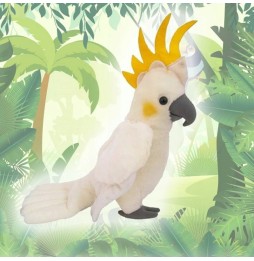 White Cockatoo Plush Toy 22 cm by Beppe