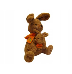 Large Rabbit with Baby Plush Toy