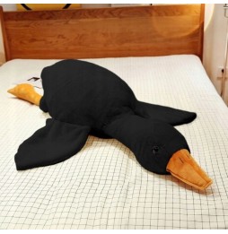 Black Goose Plush Pillow XXL 100 cm