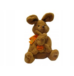 Large Rabbit with Baby Plush Toy