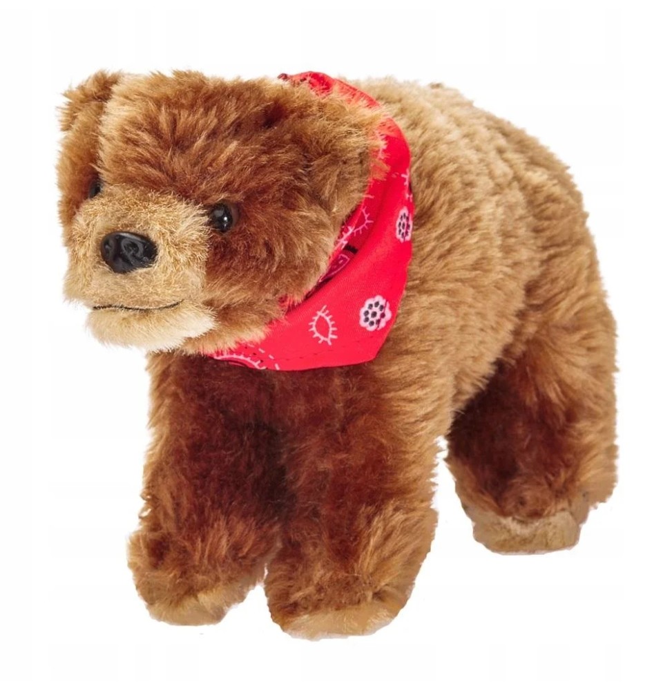 Bear with Scarf Plush Toy 18 cm