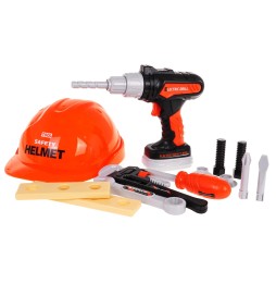 15-Piece Kids Tool Set with Helmet