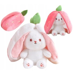 Rabbit Plush Toy in Strawberry 35 cm