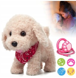 Interactive Plush Dog with Remote