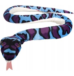 Blue Snake Plush Toy 142 cm