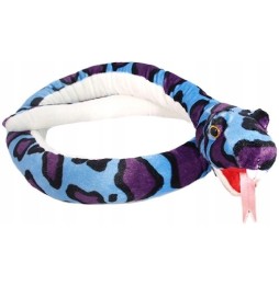 Blue Snake Plush Toy 142 cm