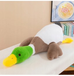 Large Green Goose Plush Pillow 85 cm