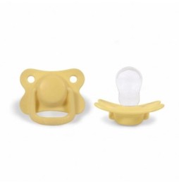 Filibabba Soothing Pacifiers 2 pcs. 6m+ Pale Banana