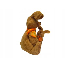 Large Rabbit with Baby Plush Toy