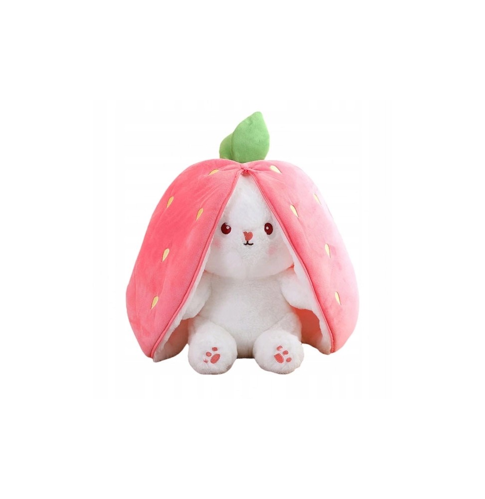 Strawberry Rabbit Plush Toy 40 cm 2in1