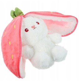 Strawberry Rabbit Plush Toy 40 cm 2in1