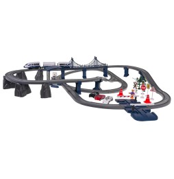 Train Station Set + Accessories 103 Parts for Kids