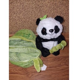 Panda în geantă 25 cm - jucărie pentru copii