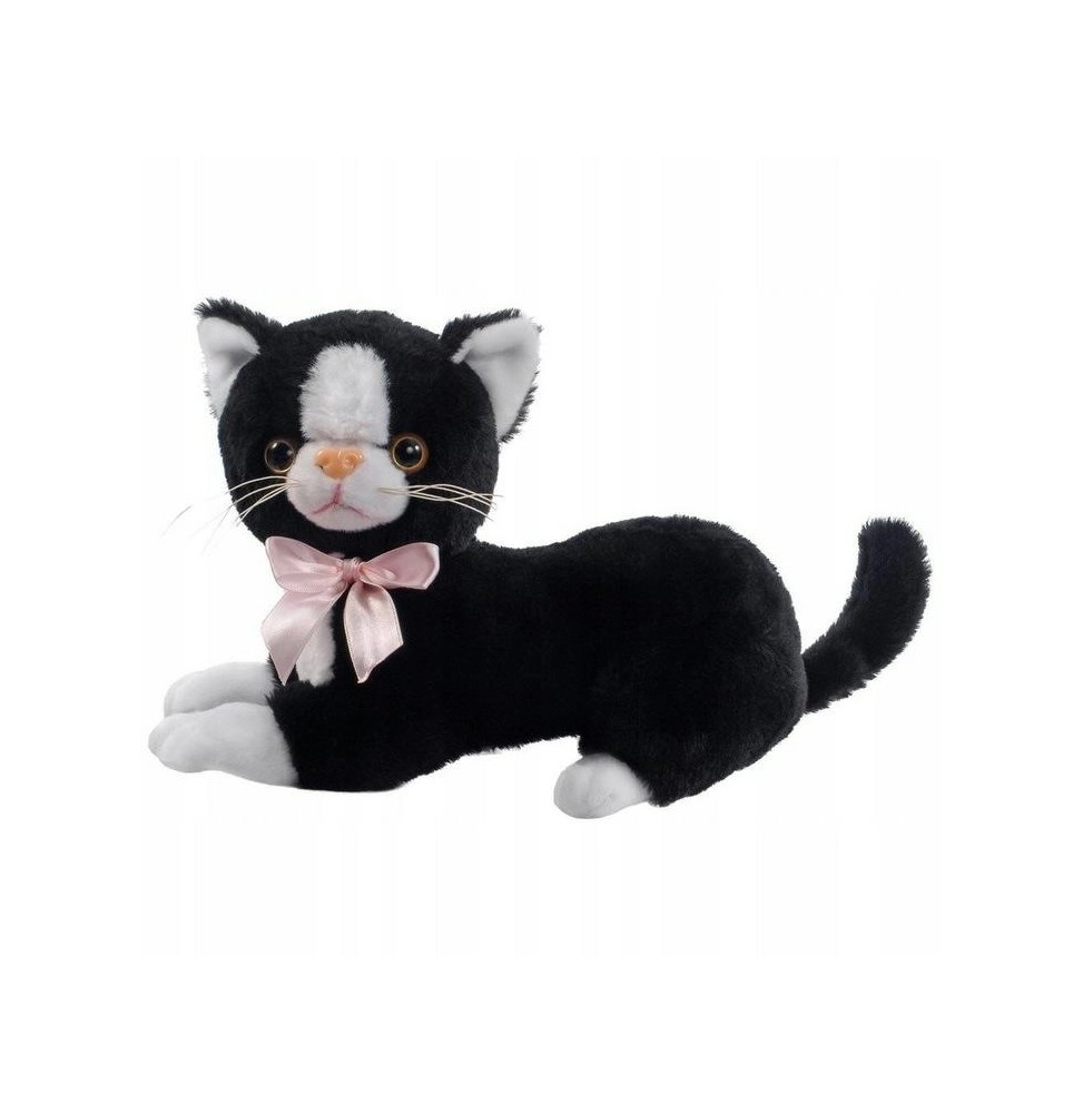 Beppe kotek Flico z kokardką 34 cm Beppe kotek Flico z kokardką 34 cm