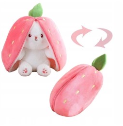 Strawberry Rabbit Plush Toy 40 cm 2in1