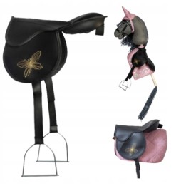 Black Hobby Horse Saddle