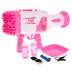 Bubble Machine Gun for Kids with Fan