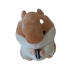 Jucărie hamster bej 30 cm pentru copii