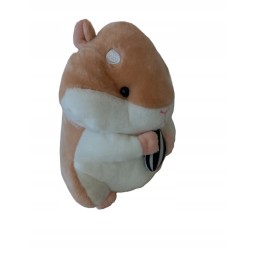 Jucărie hamster bej 30 cm pentru copii