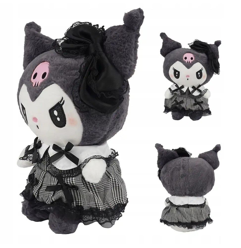 Jucărie pufoasă Kuromi 35 cm