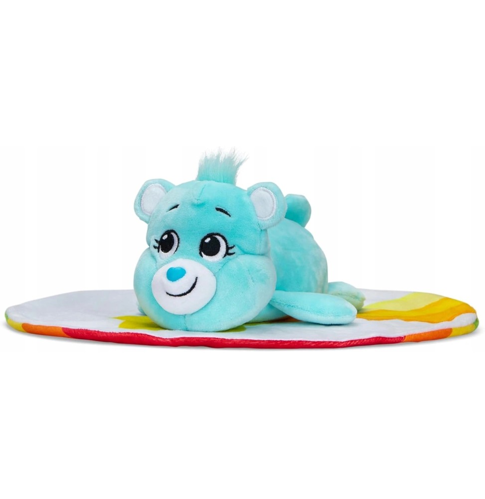 Basic Fun CareBears Teddy Bear with Blanket Blue