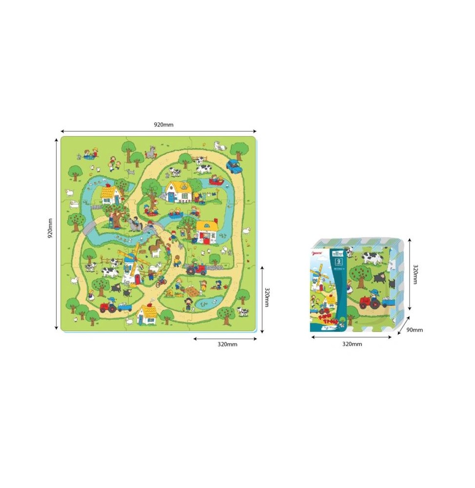 Farm Life Puzzle Mat for Kids 10m+ EVA Foam