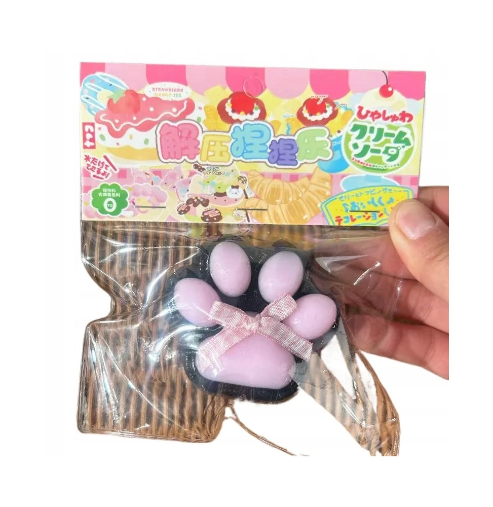 Mochi Taba Squishy jucărie fidget lăbuță de pisică